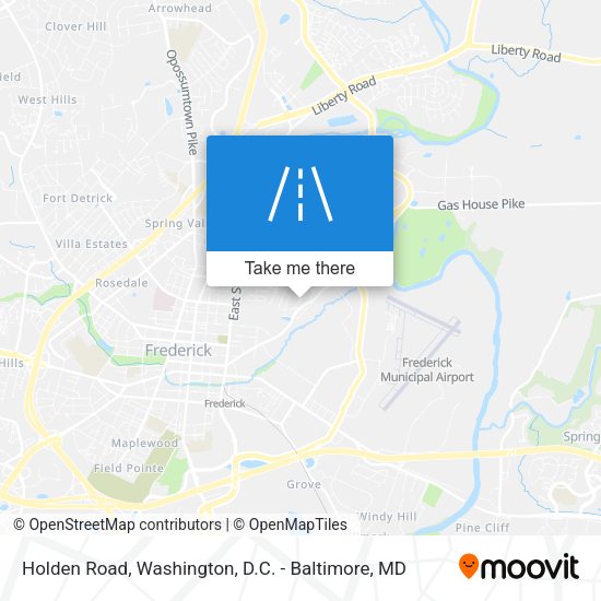 Holden Road map