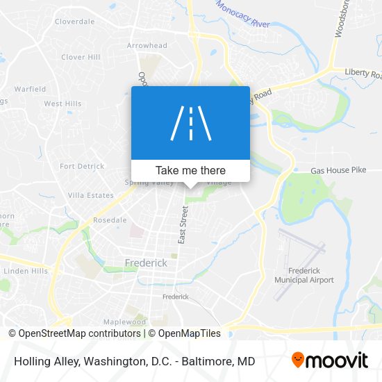 Holling Alley map