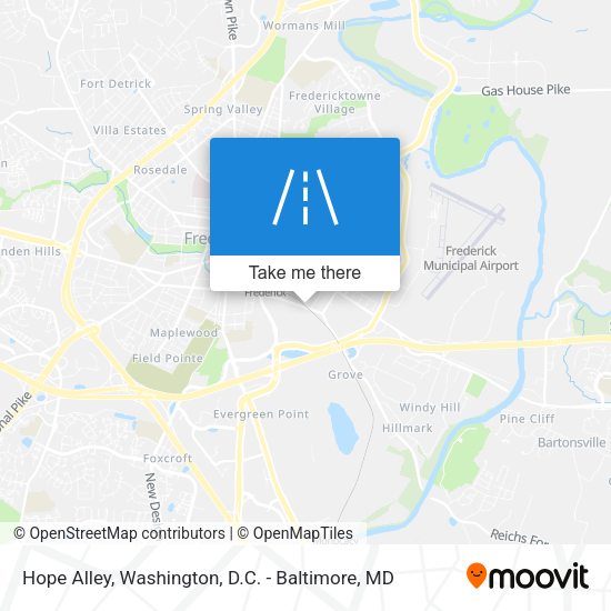 Hope Alley map