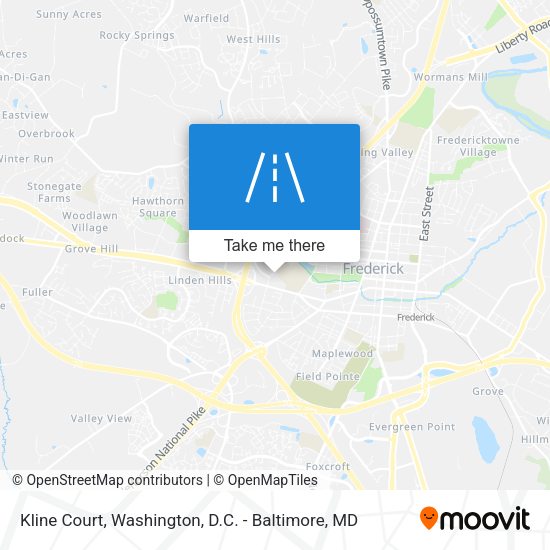 Kline Court map