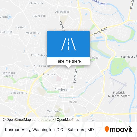 Kosman Alley map