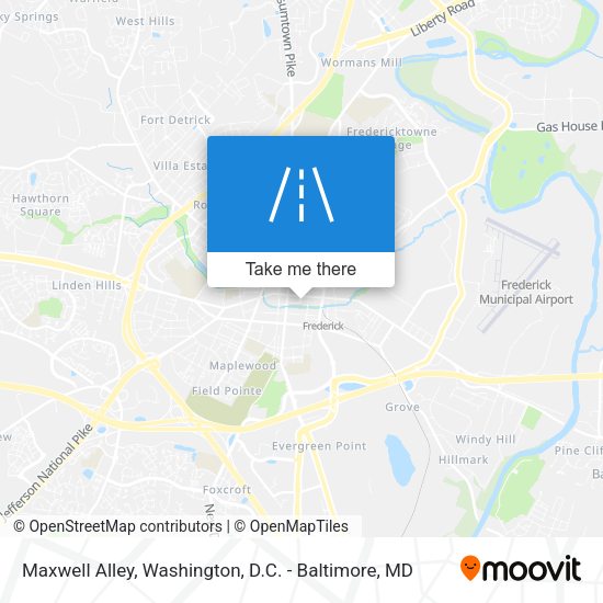 Maxwell Alley map