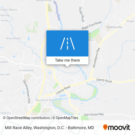 Mapa de Mill Race Alley