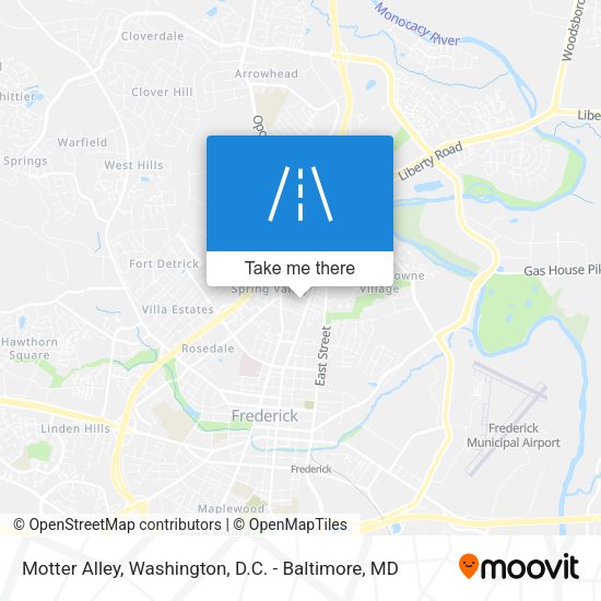 Motter Alley map