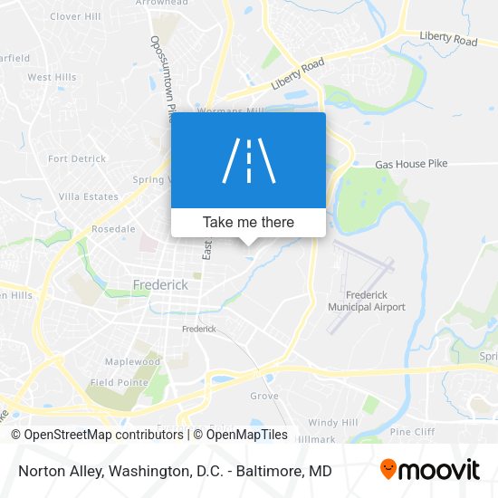 Norton Alley map
