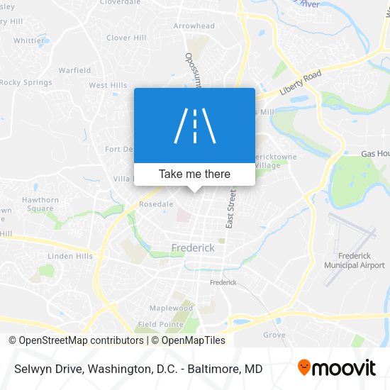 Selwyn Drive map