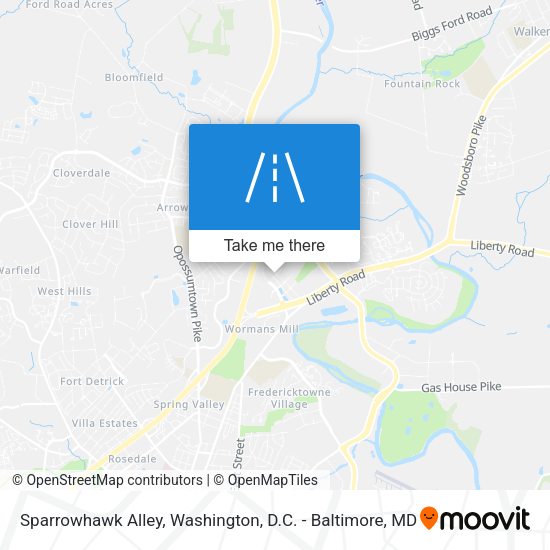 Mapa de Sparrowhawk Alley