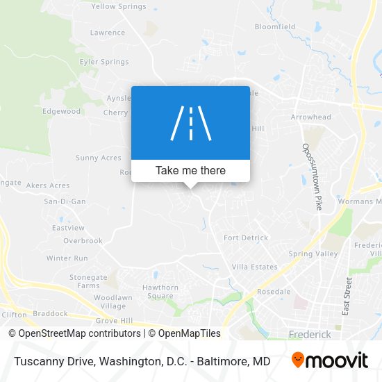 Tuscanny Drive map