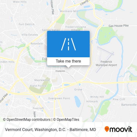 Vermont Court map