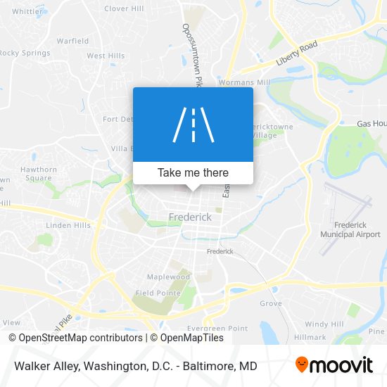 Walker Alley map