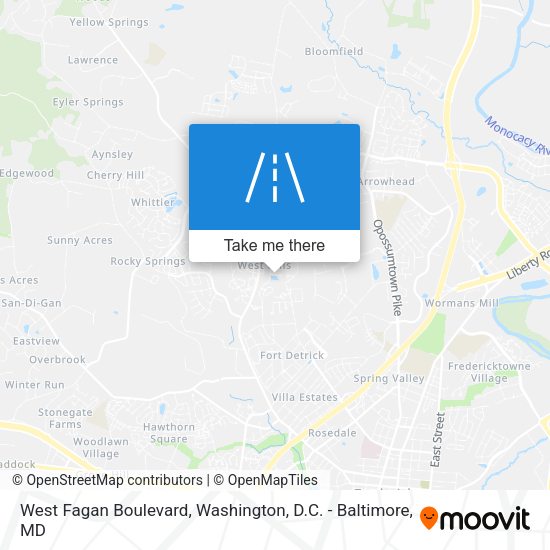 Mapa de West Fagan Boulevard