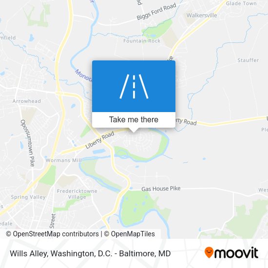 Wills Alley map
