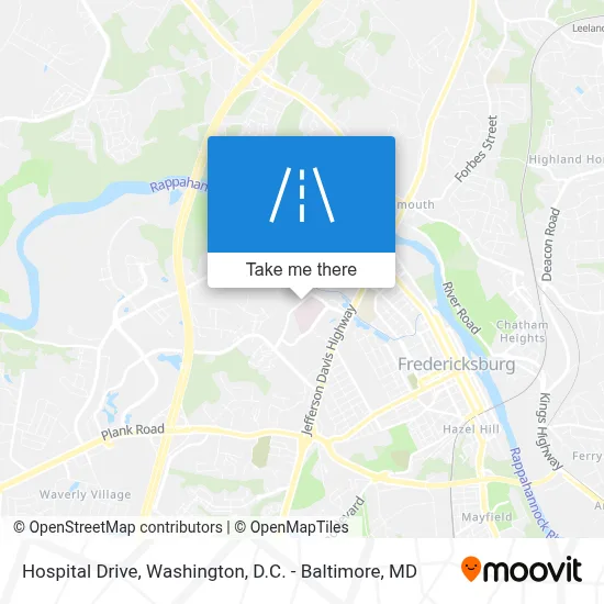 Hospital Drive map