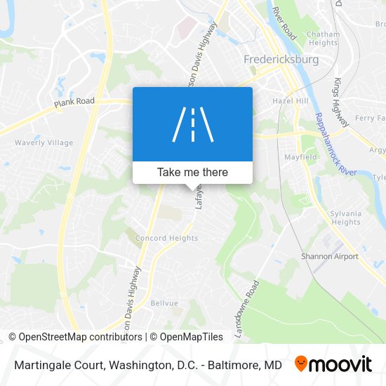 Martingale Court map
