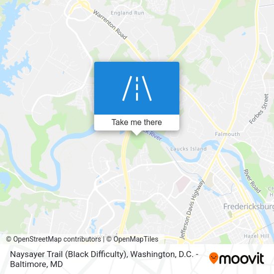 Naysayer Trail (Black Difficulty) map