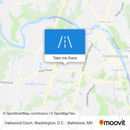 Oakwood Court map