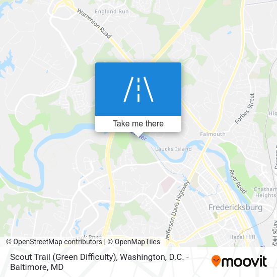 Scout Trail (Green Difficulty) map