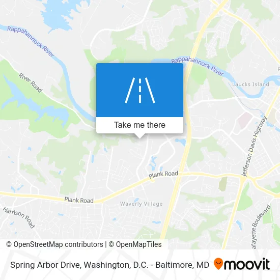 Spring Arbor Drive map