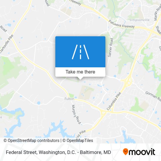 Federal Street map