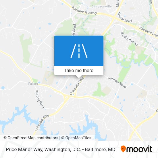 Price Manor Way map