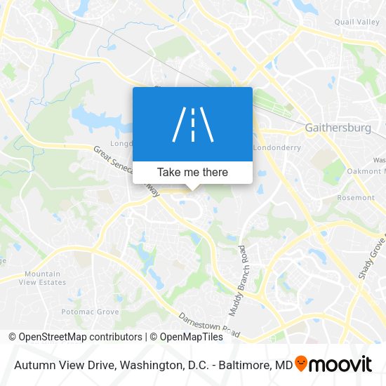 Autumn View Drive map