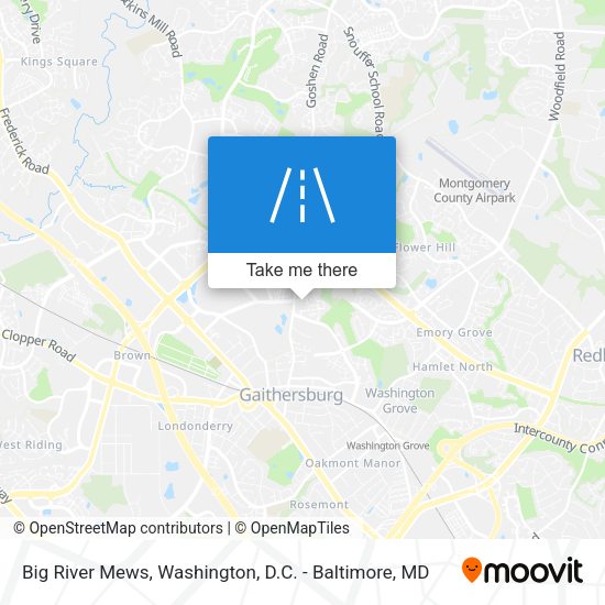 Mapa de Big River Mews