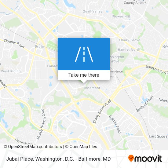 Mapa de Jubal Place
