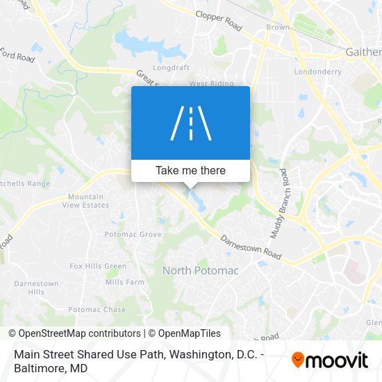 Mapa de Main Street Shared Use Path