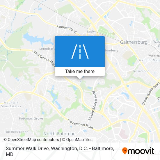 Mapa de Summer Walk Drive