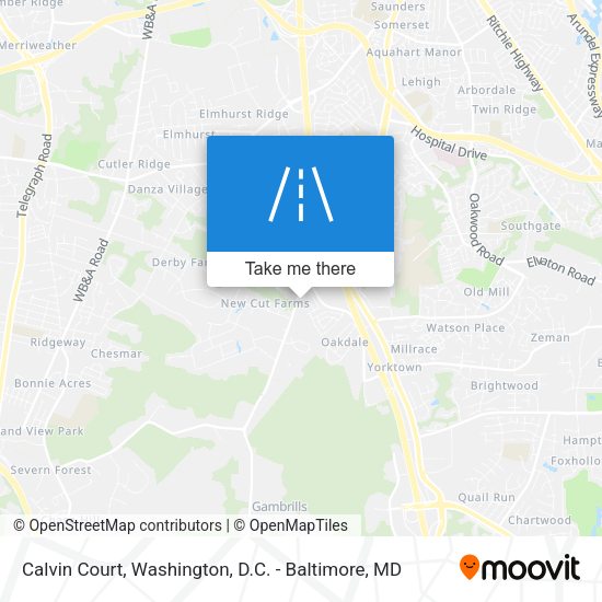 Calvin Court map
