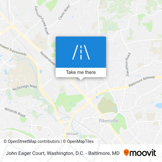 Mapa de John Eager Court