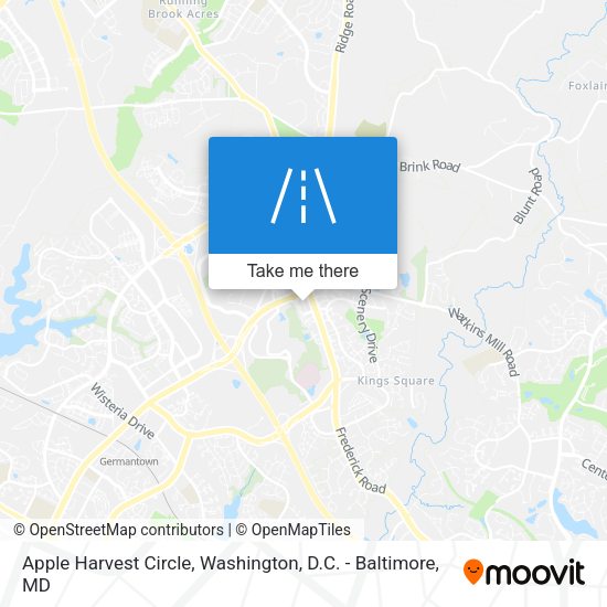Mapa de Apple Harvest Circle