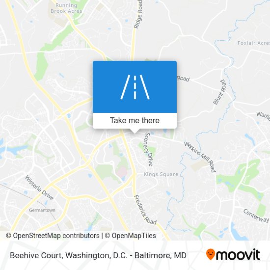 Beehive Court map