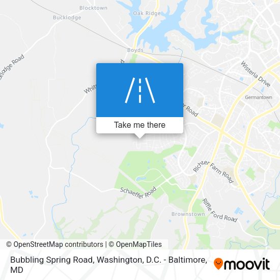 Mapa de Bubbling Spring Road