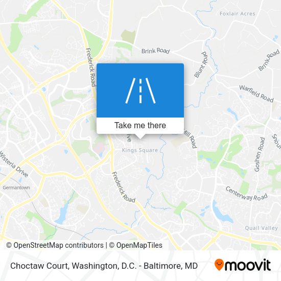 Mapa de Choctaw Court