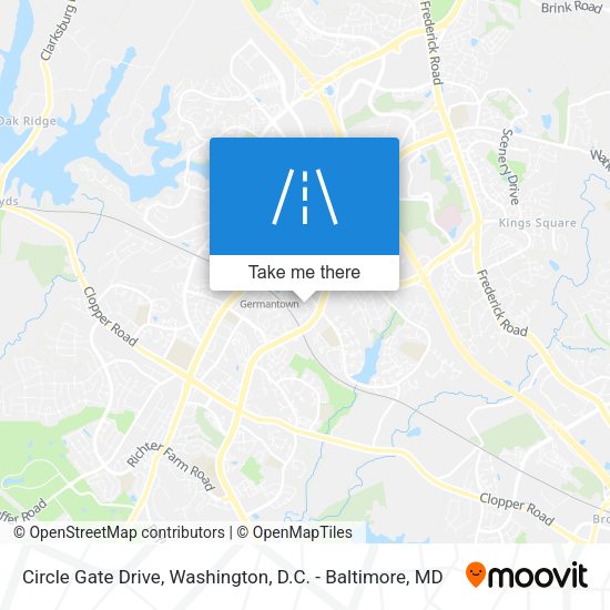 Mapa de Circle Gate Drive