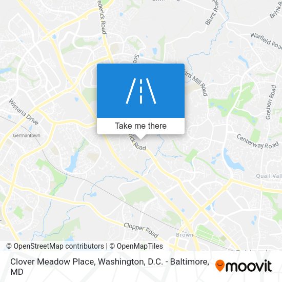 Mapa de Clover Meadow Place