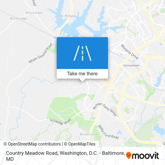 Country Meadow Road map