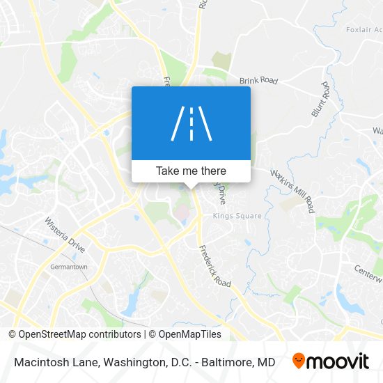 Macintosh Lane map