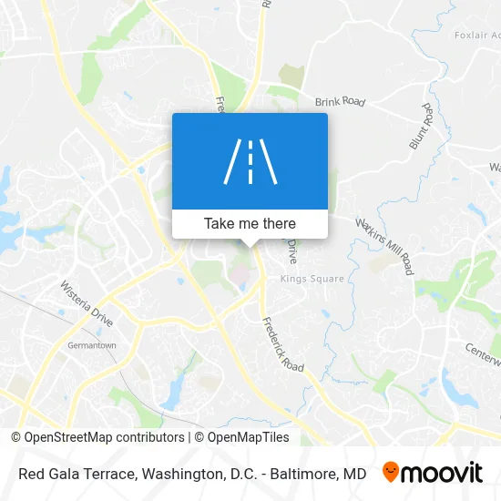 Red Gala Terrace map