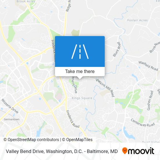 Mapa de Valley Bend Drive