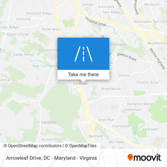 Mapa de Arrowleaf Drive