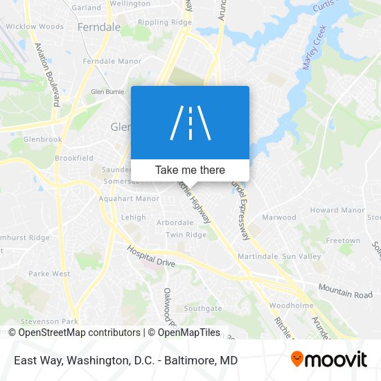 Mapa de East Way