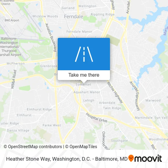 Heather Stone Way map