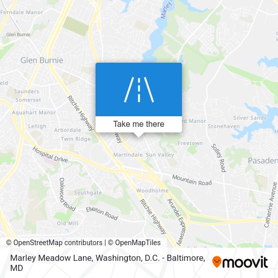 Marley Meadow Lane map
