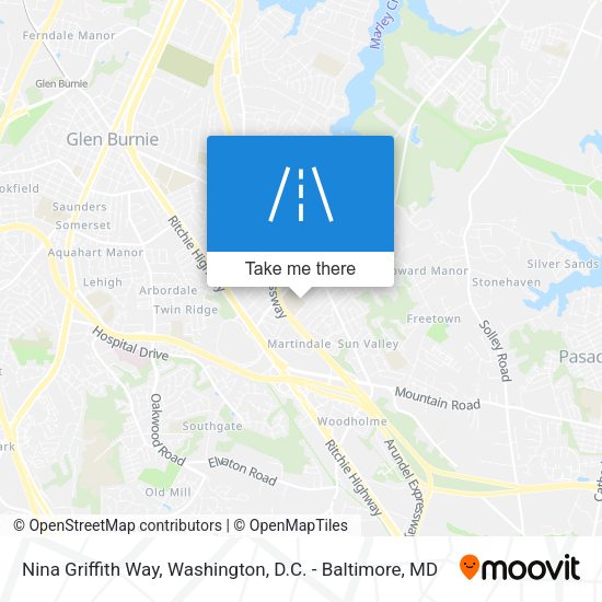 Nina Griffith Way map