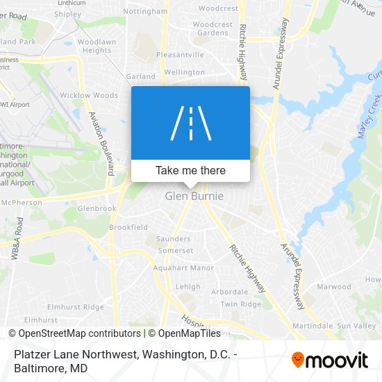 Mapa de Platzer Lane Northwest