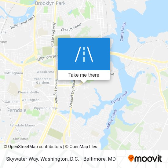 Skywater Way map