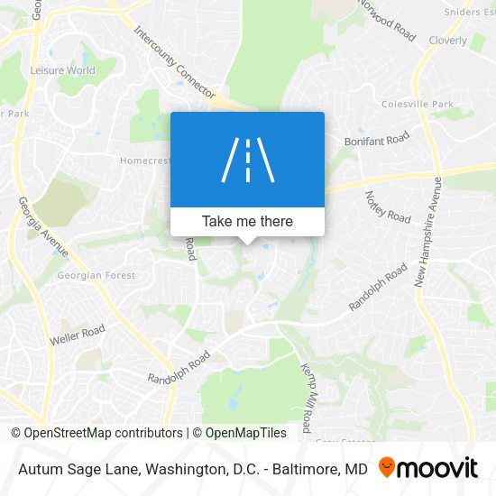 Mapa de Autum Sage Lane