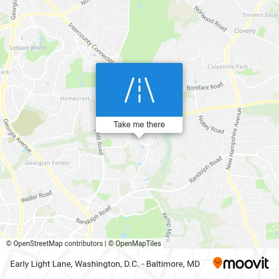 Early Light Lane map